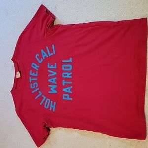 Hollister mens medium wave patrol tshirt